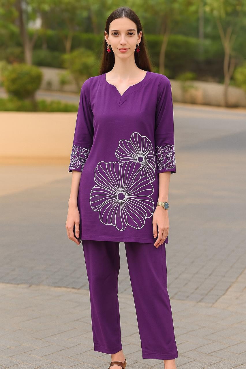 Regal hues, perfectly paired