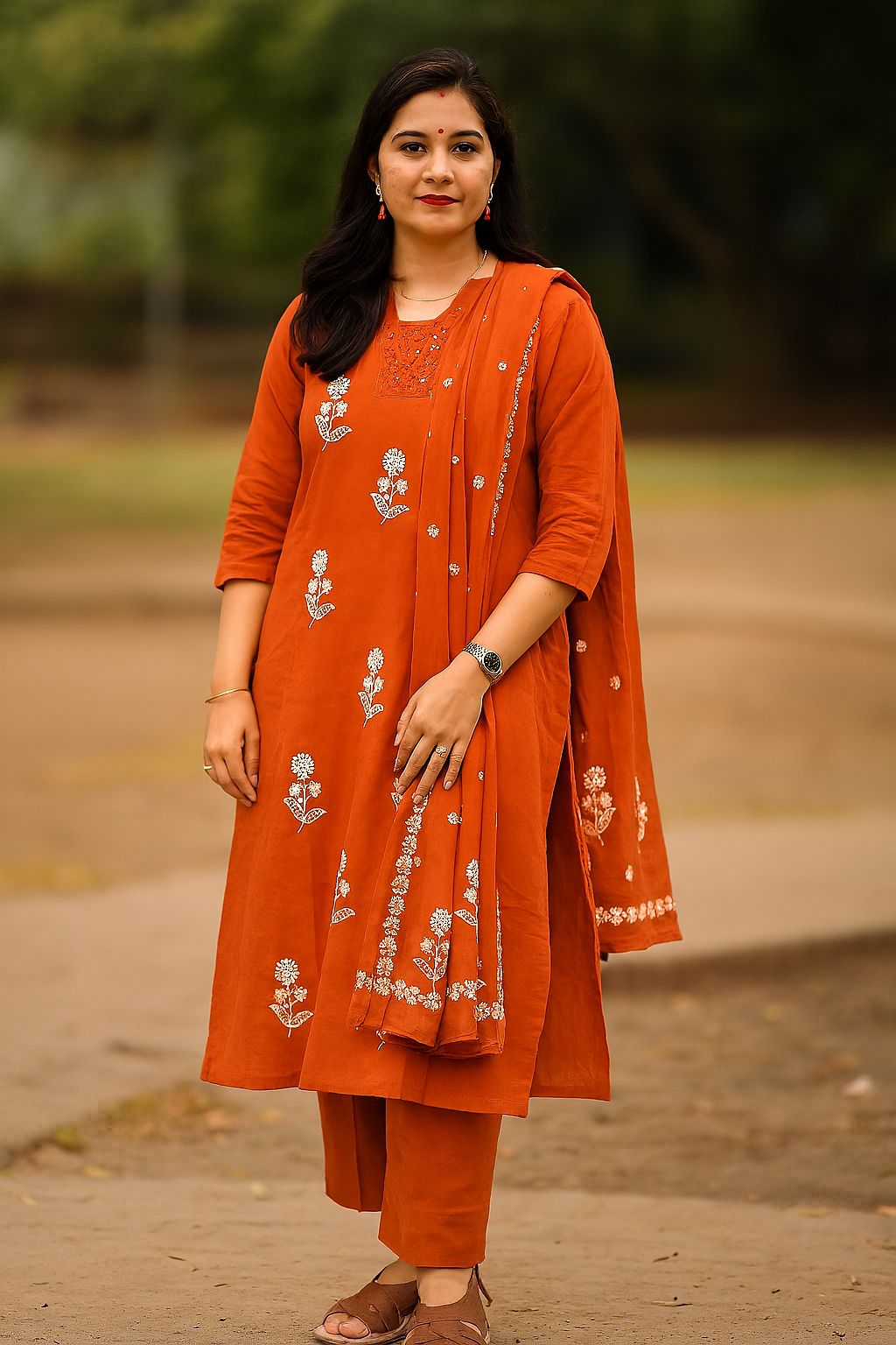Glow bold in orange gold